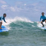 Semi-private surfing lessons, North Shore, Oahu. Surfing lessons near me, Hale'iwa, Hawaii.